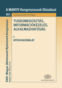 Tudásmegosztás, információkezelés, alkalmazhatóság I.