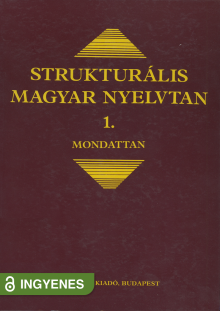 Strukturális magyar nyelvtan 1.