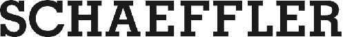 A Schaeffler cég logója, fekete betűkkel.