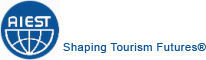 AIEST logó, alatta Shaping Tourism Futures felirat látható.