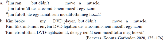 Angol és magyar mondatok a mozdulatlanságról Két angol mondat és magyar fordításuk, amelyek a mozdulatlanságot fejezik ki.