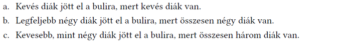 Diákok bulira való részvételének száma Három mondat a diákok bulira való részvételéről és számukról.