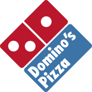 Domino's Pizza logó Domino's Pizza logó, piros és kék dominó formában