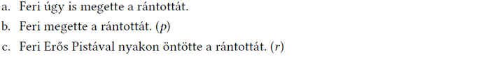 Feri rántotta fogyasztása különböző módokon Három mondat Feri rántotta fogyasztásáról, különböző módokon, Erős Pistával is.
