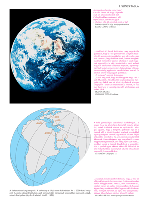 A Föld képe és egy térkép a földrajzi felfedezések útvonalairól, idézetekkel.