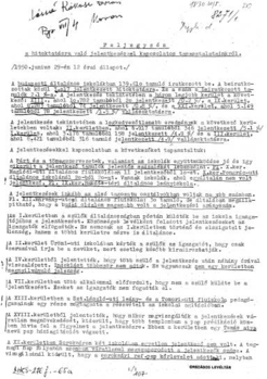 Hiányzásokkal kapcsolatos tanácskozás dokumentuma Hivatalos dokumentum a hiányzásokkal kapcsolatos tanácskozásról, részletezve a hiányzások okait és javasolt intézkedéseket.