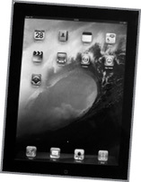 iPad alkalmazások képernyője Egy iPad képernyője, amelyen különböző alkalmazások ikonja látható.