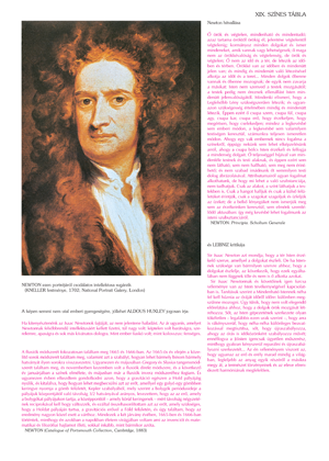 Isaac Newton portréja Kneller festménye alapján Isaac Newton portréja, Kneller festménye, 1702, National Portrait Gallery, London