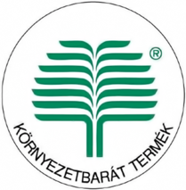 Környezetbarát Termék logó Környezetbarát Termék logó, zöld fa szimbólum kör alakú keretben