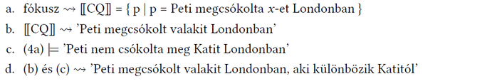 Logikai kifejezések és következtetések Peti cselekedeteiről Londonban, fókusz és CQ elemzéssel.