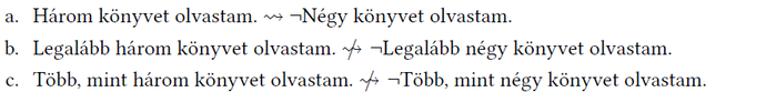 Három mondat logikai következtetésekkel könyvek olvasásáról, három és négy könyv viszonya.