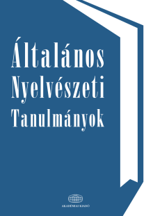 Általános Nyelvészeti Tanulmányok - Impresszum