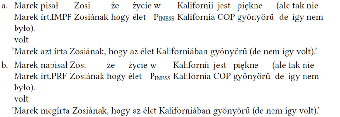 Marek írása Zosiának Kaliforniáról lengyel és magyar nyelven Két mondat Marek írásáról Zosiának Kaliforniáról lengyel és magyar nyelven, az élet gyönyörűségéről.