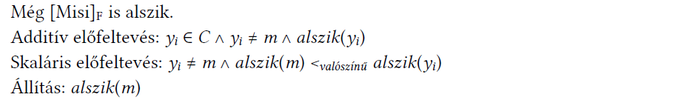 Matematikai állítások Misi alvásáról Matematikai állítások és előfeltételek Misi alvására vonatkozóan.