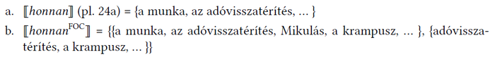 Két matematikai kifejezés látható, amelyek halmazokat és jelöléseket tartalmaznak, például munka, adóvisszatérítés, Mikulás, krampusz.