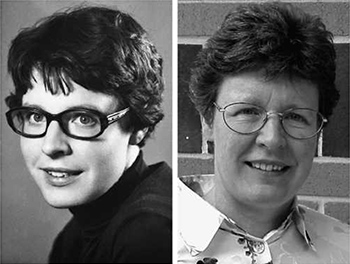 Két portré összehasonlítása, bal oldalon régi, jobb oldalon új kép.