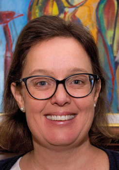 Színes absztrakt festmény különböző formákkal és színekkel