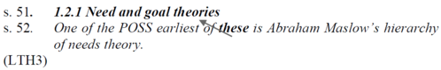 Szöveg a szükségletek és célok elméleteiről, Maslow szükségletelmélete