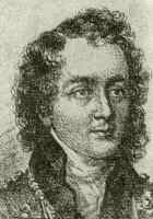 Történelmi személy portréja, az arc homályosítva van, részletes öltözet.